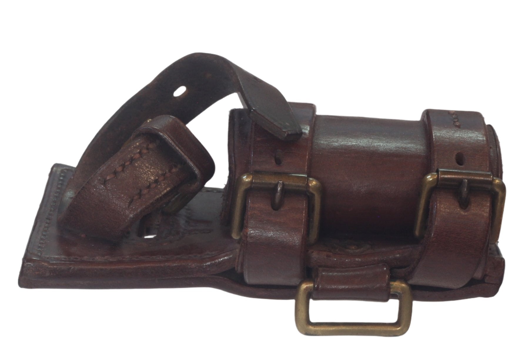 WWII British Military Spare Horseshoe Case with Sword Frog