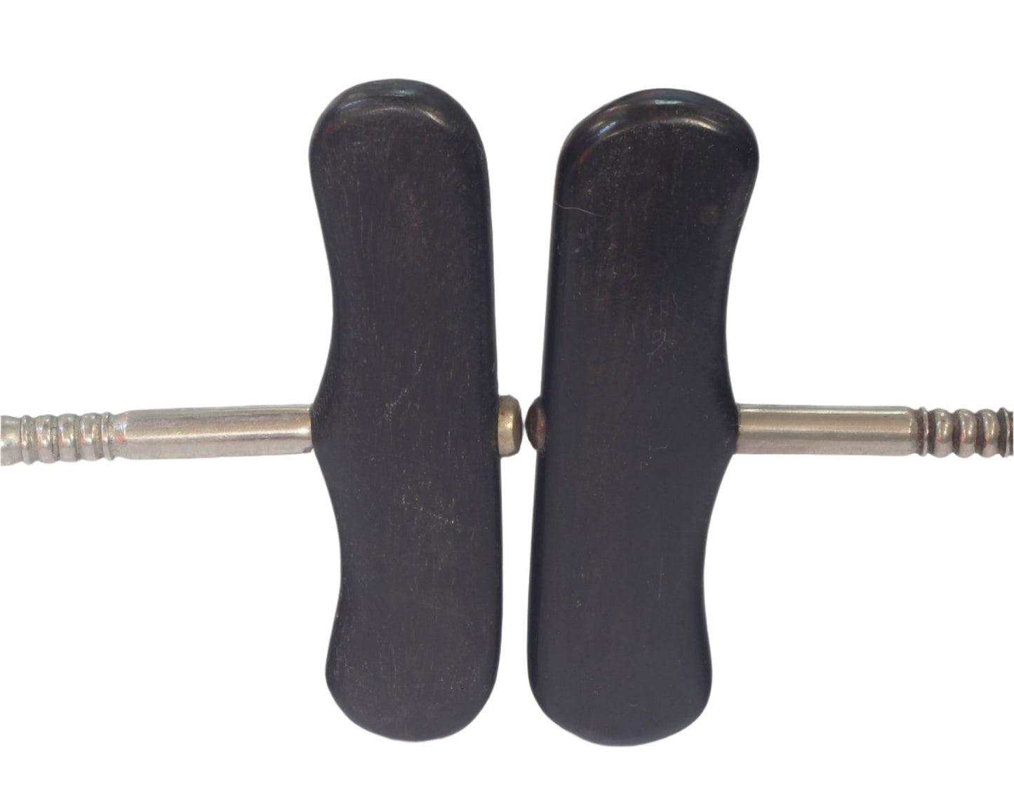 Vintage Ebony Handled Boot Pulls or Hooks