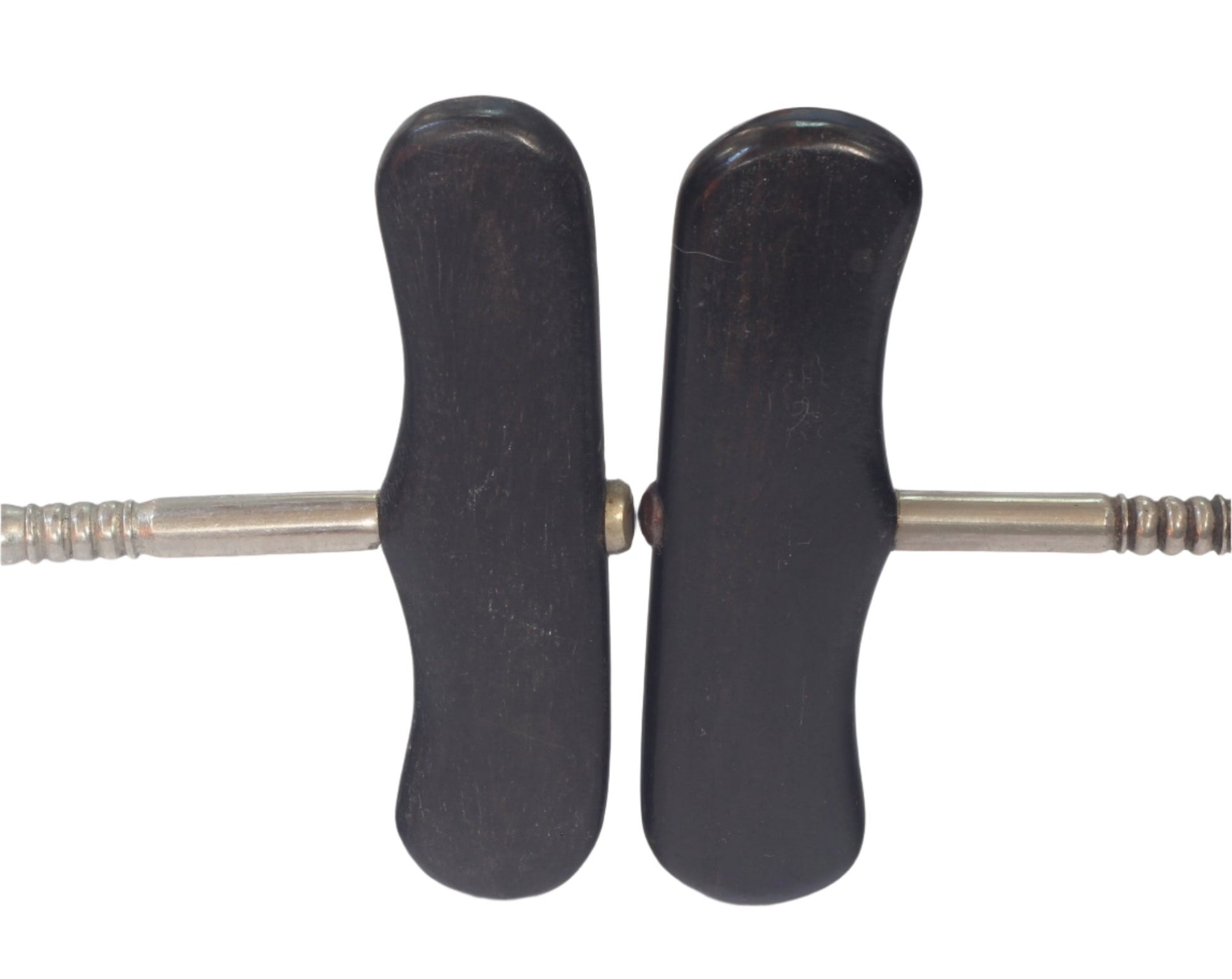 Vintage Ebony Handled Boot Pulls or Hooks