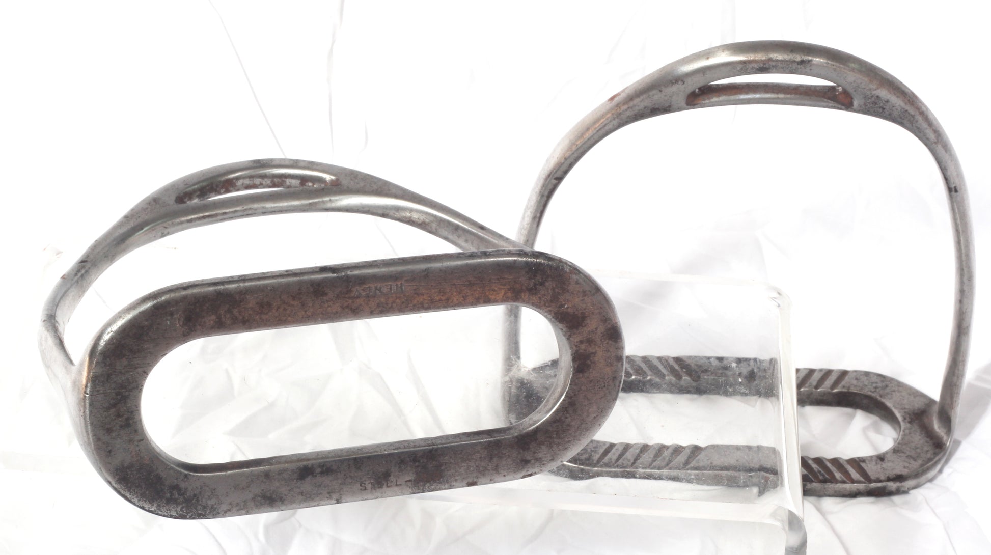 A Pair of 1915 WWI Military Stirrups