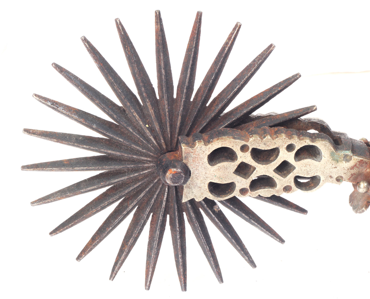 Silver Inlaid Chilean Huaso Spur