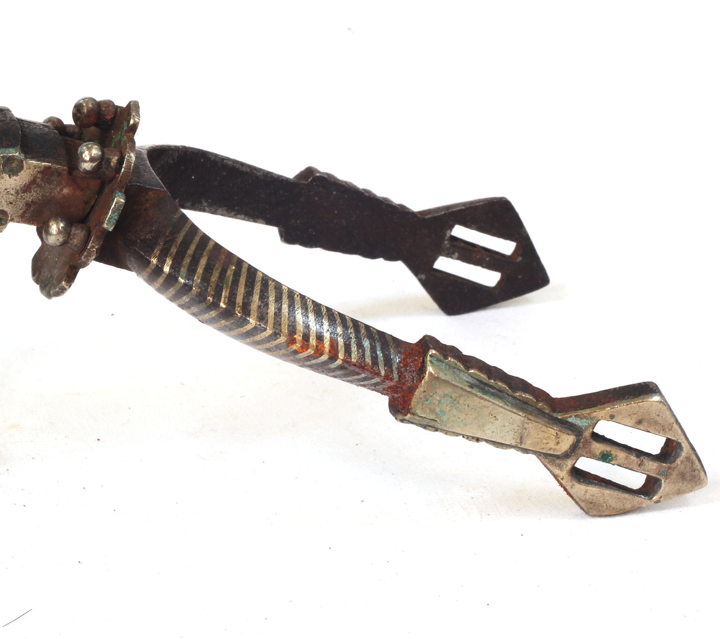 Silver Inlaid Chilean Huaso Spur