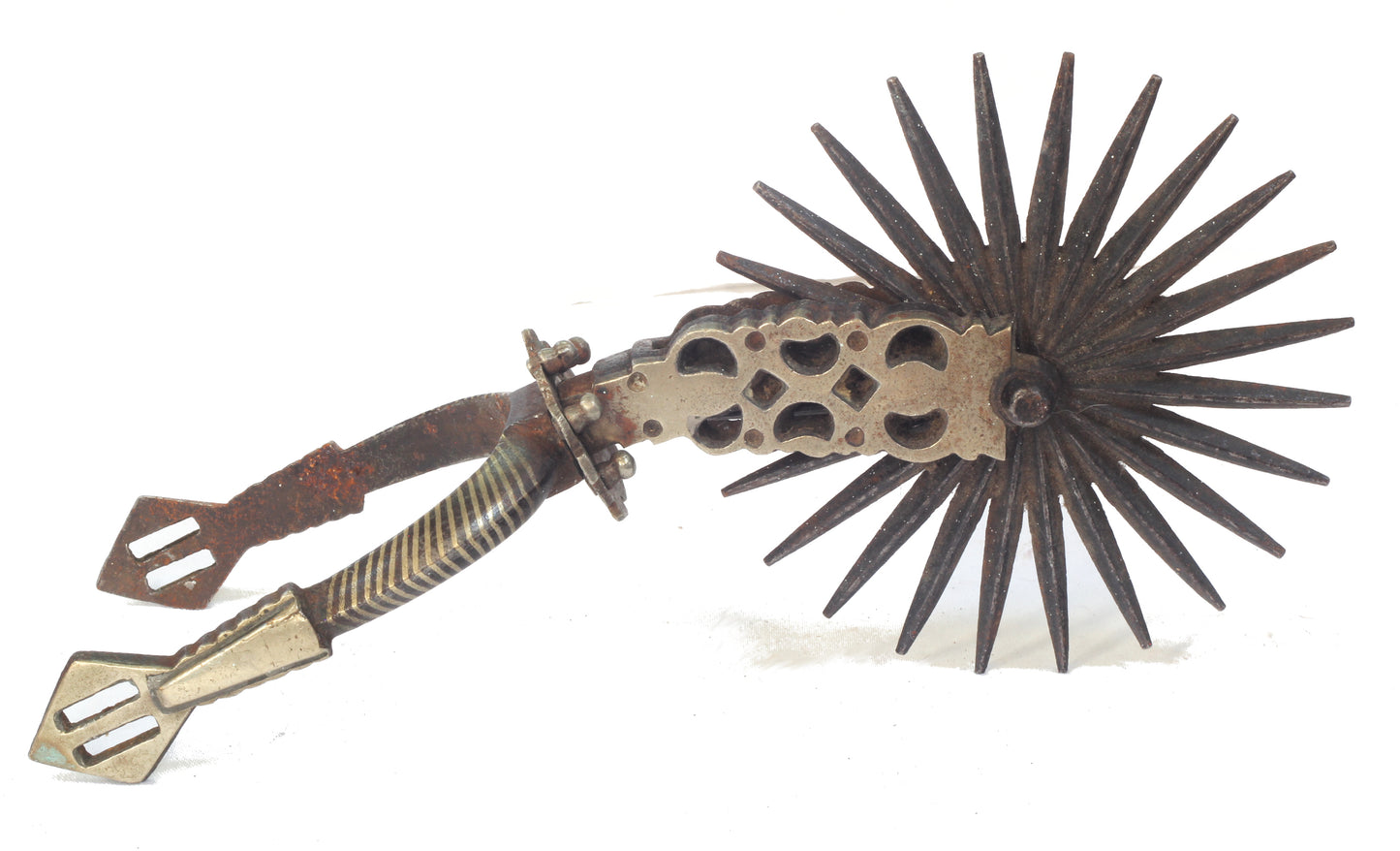 Silver Inlaid Chilean Huaso Spur
