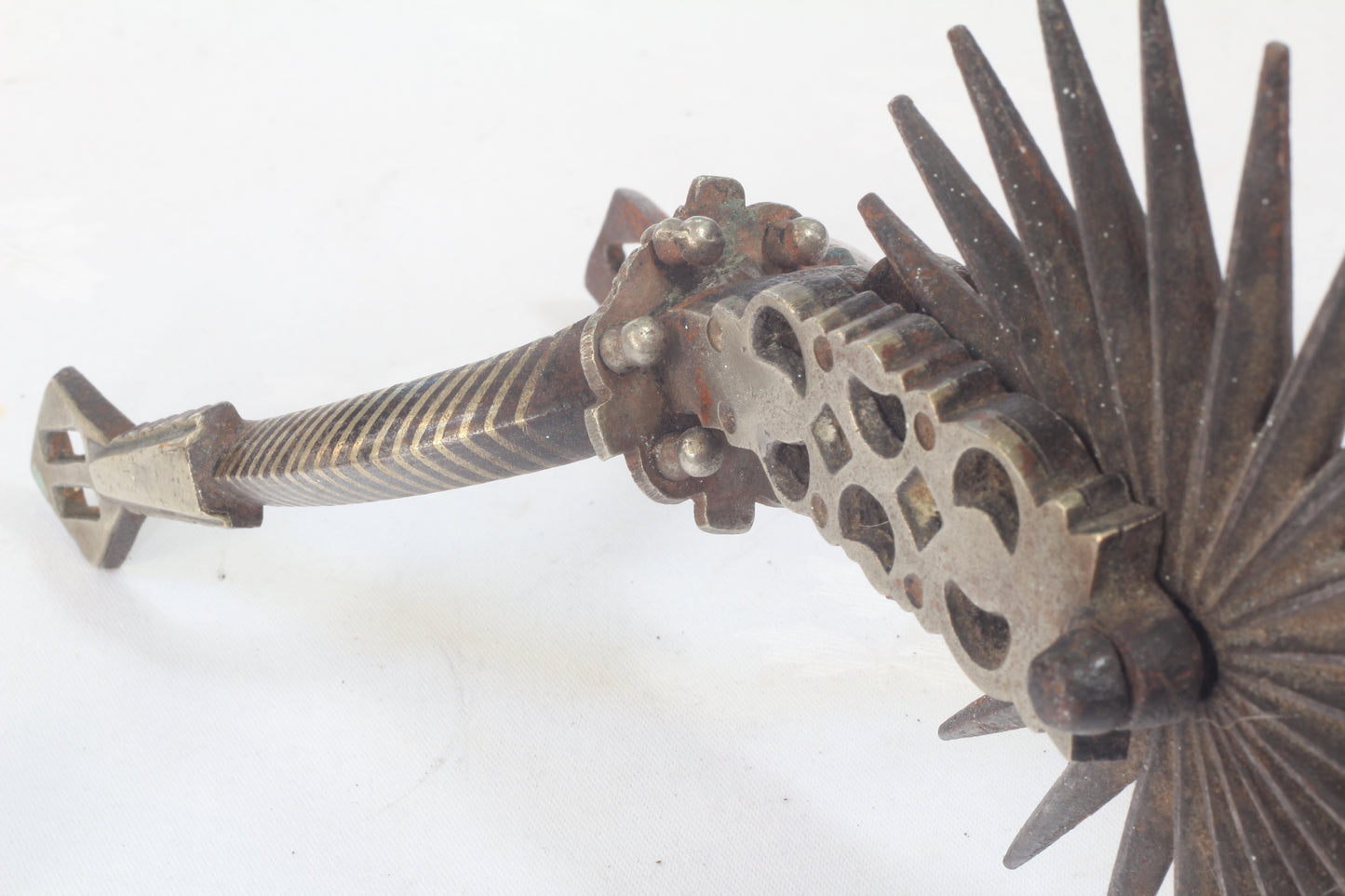 Silver Inlaid Chilean Huaso Spur
