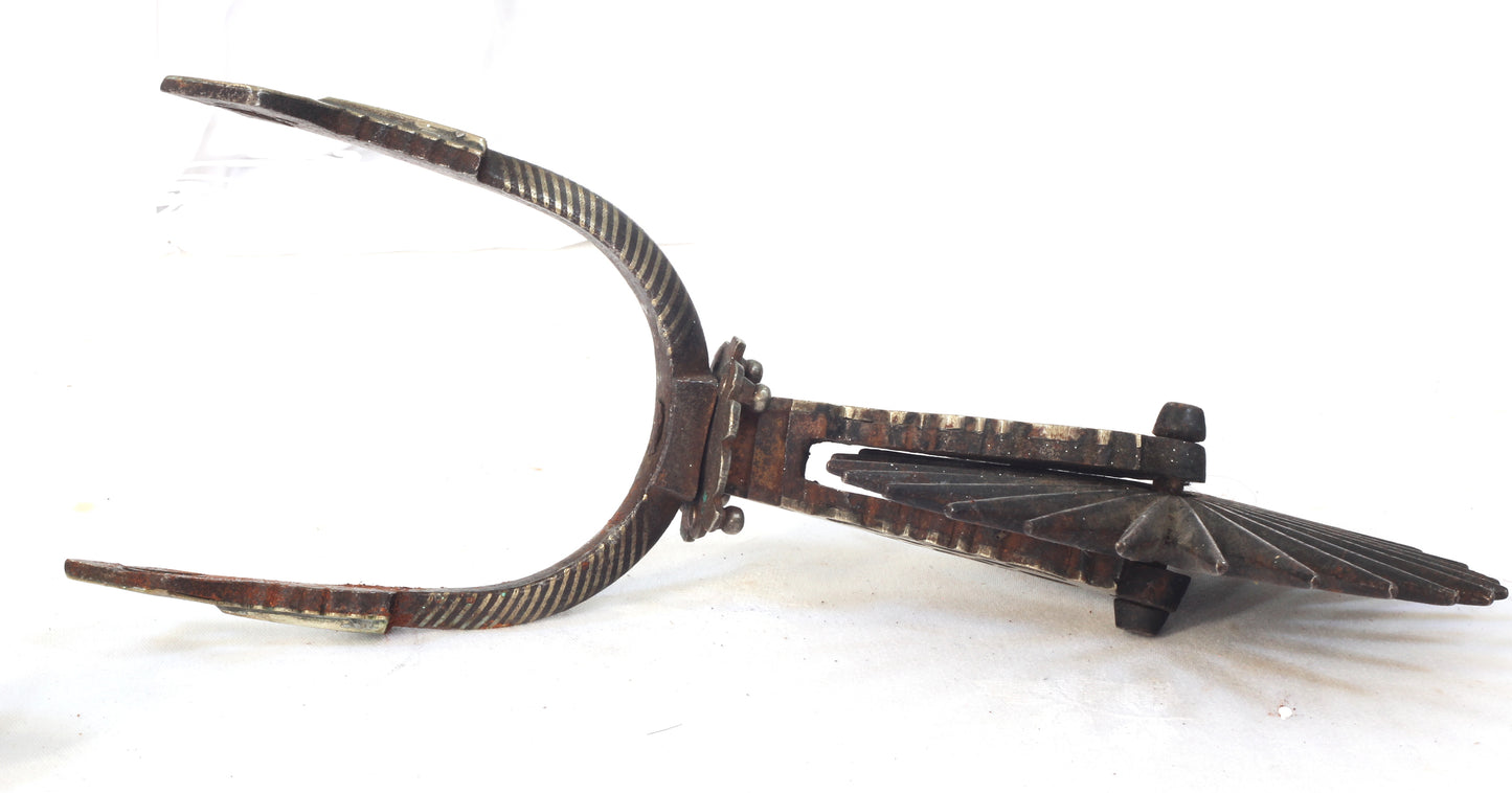 Silver Inlaid Chilean Huaso Spur