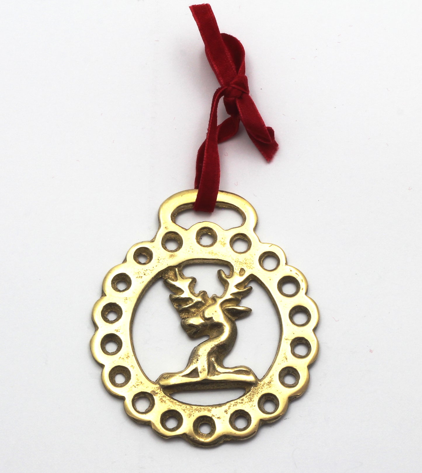 Stag's Head Horse Brass