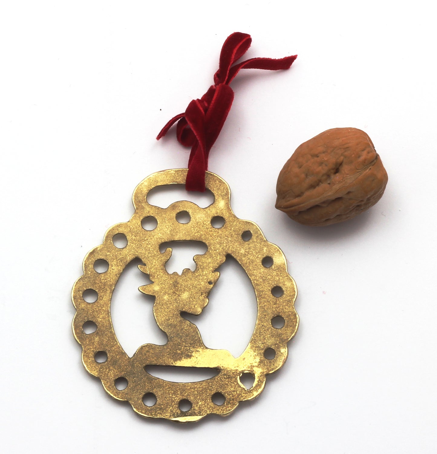 Stag's Head Horse Brass