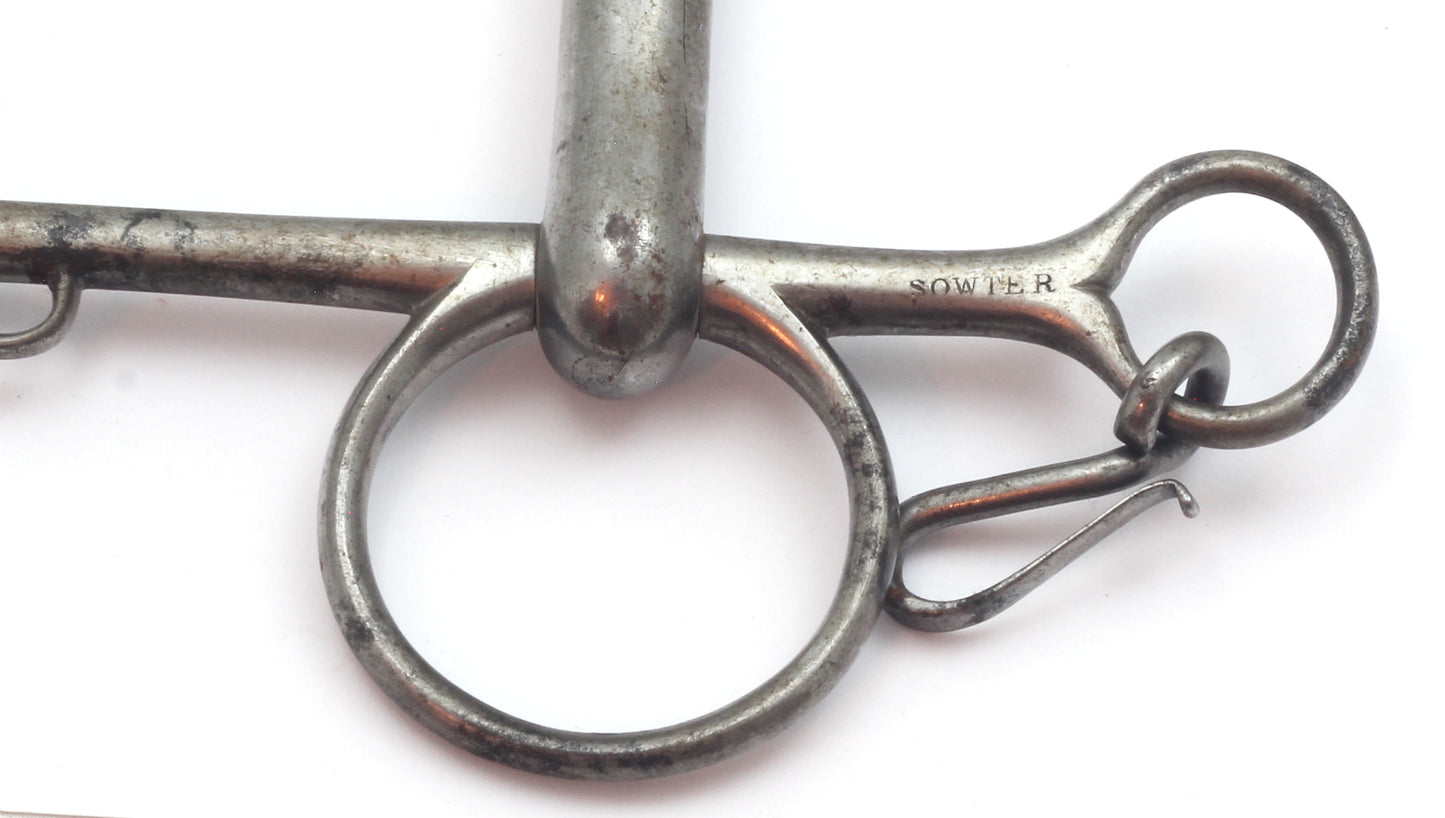 A 19th Century Steel Pelham Bit by Sowter of Haymarket, London