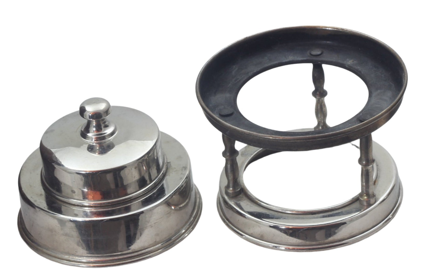 Military Campaign Stove in Leather Case