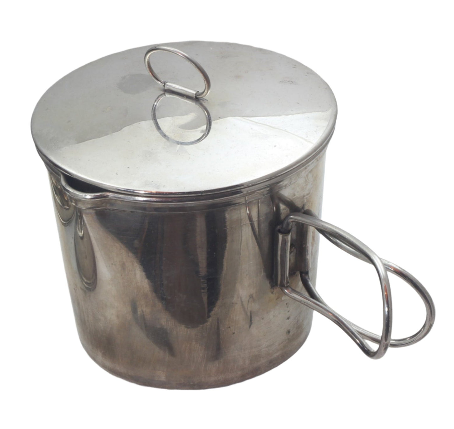 Military Campaign Stove in Leather Case