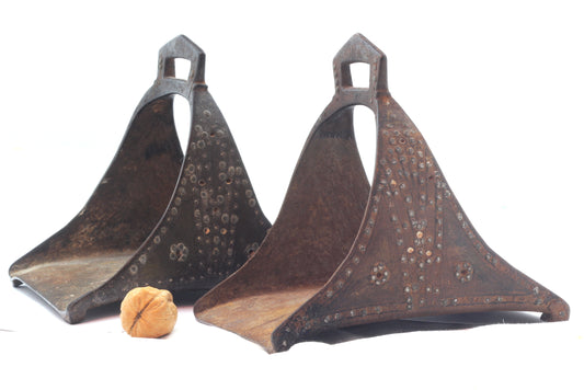 Pair of Islamic stirrups