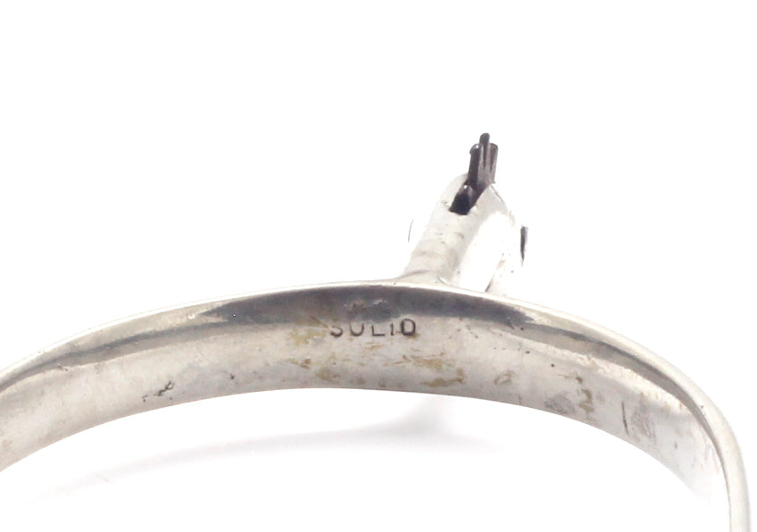 Pair of Nickel Spurs with Patent Buckles