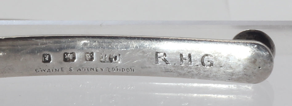 1906 Swaine & Adeney Sterling Silver Spurs