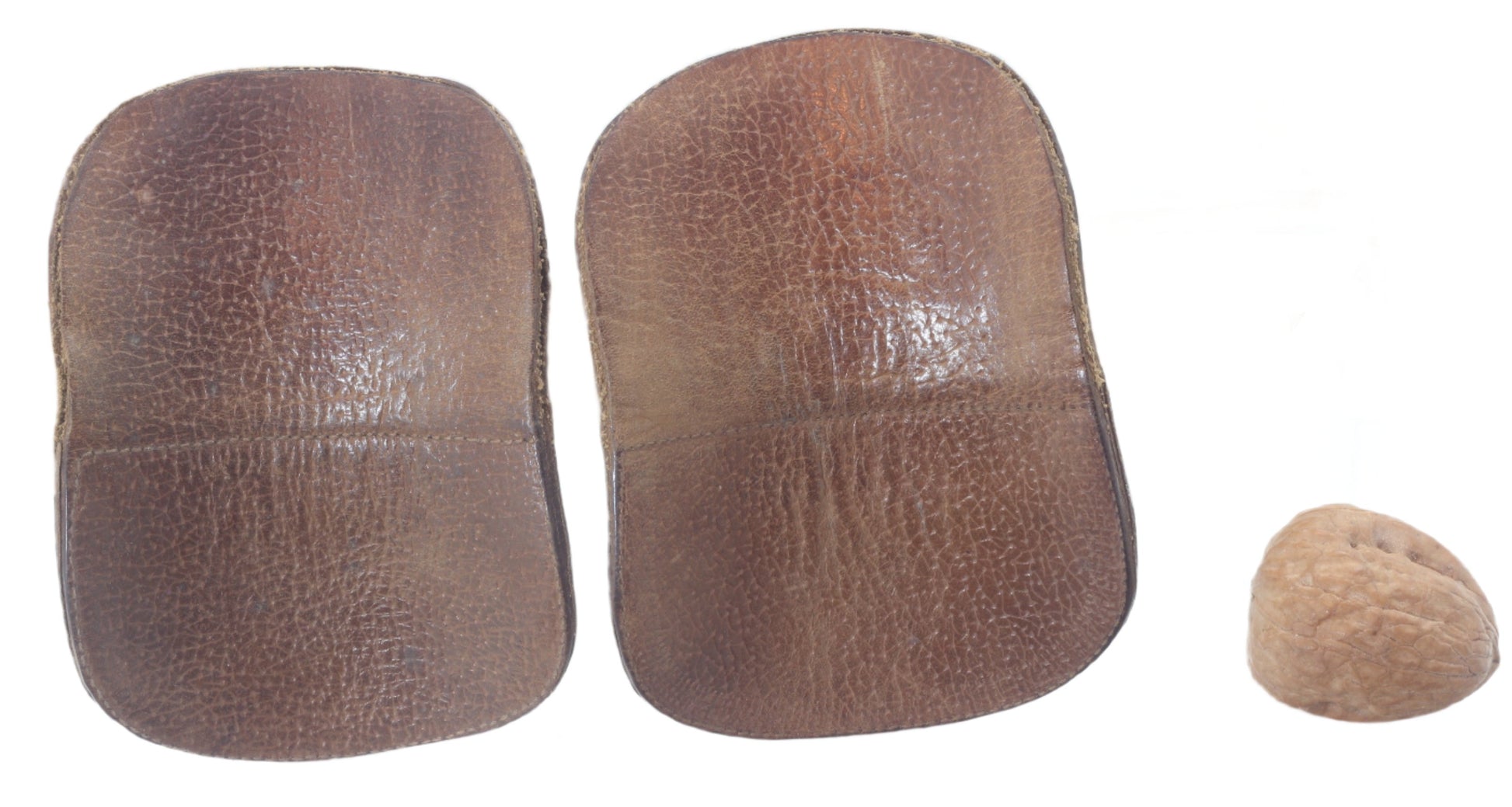 Pair of Leather Boot Jockey Lifts or Slides