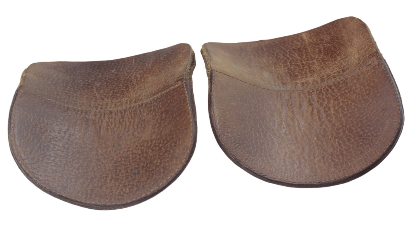 Pair of Leather Boot Jockey Lifts or Slides