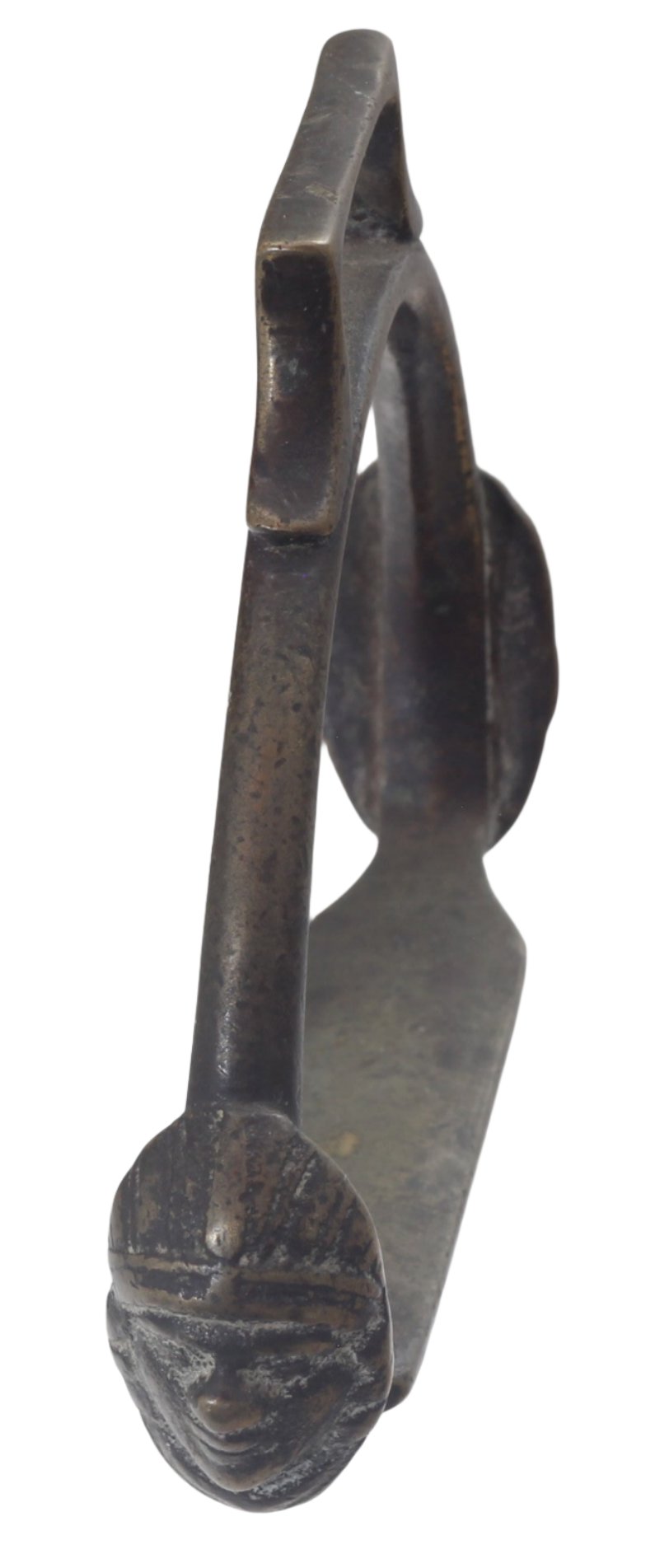 Small Brazilian Stirrup with Warrior Masks