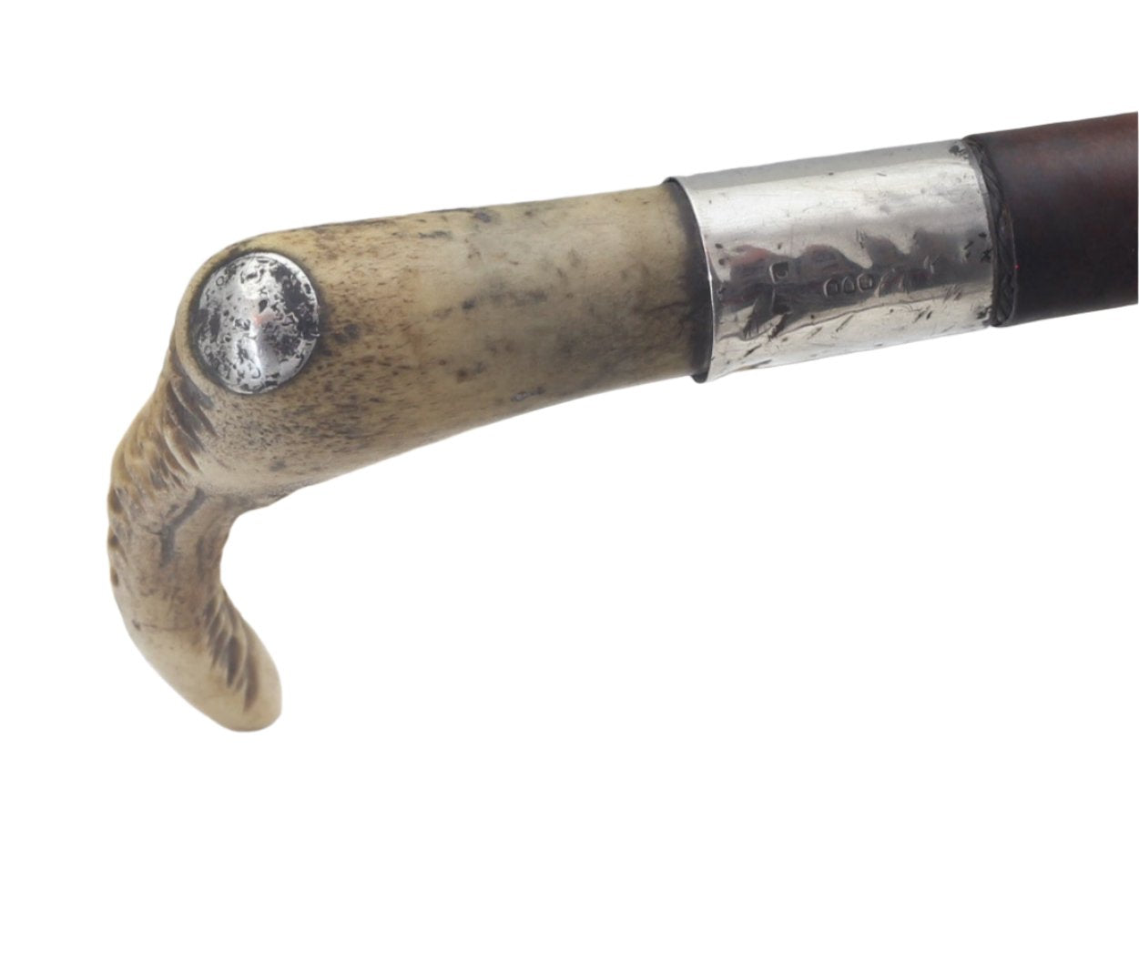 1885 Callow Small Ladies or Child's Leather Hunting Whip