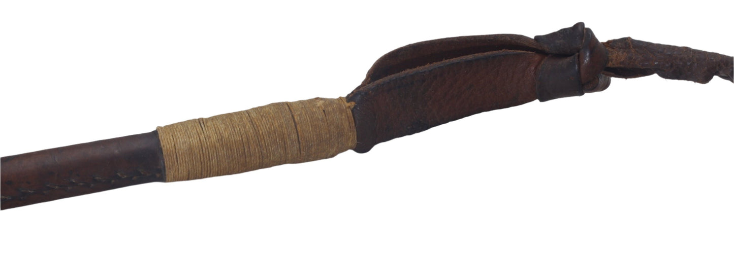 1885 Callow Small Ladies or Child's Leather Hunting Whip