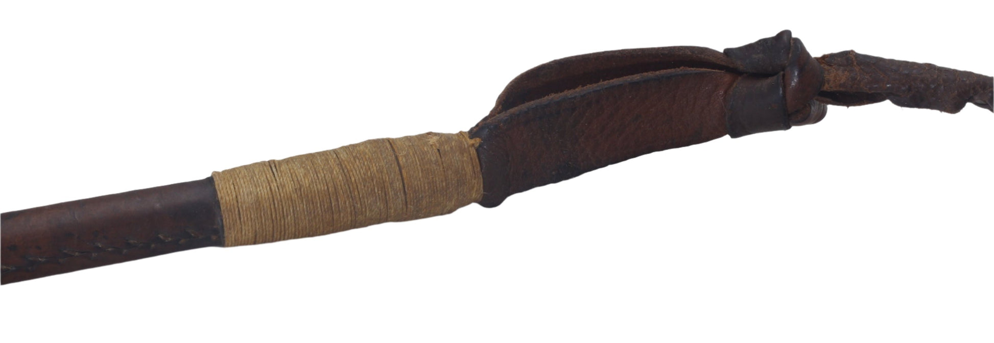 1885 Callow Small Ladies or Child's Leather Hunting Whip