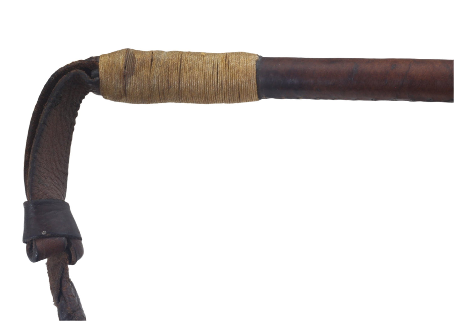 1885 Callow Small Ladies or Child's Leather Hunting Whip