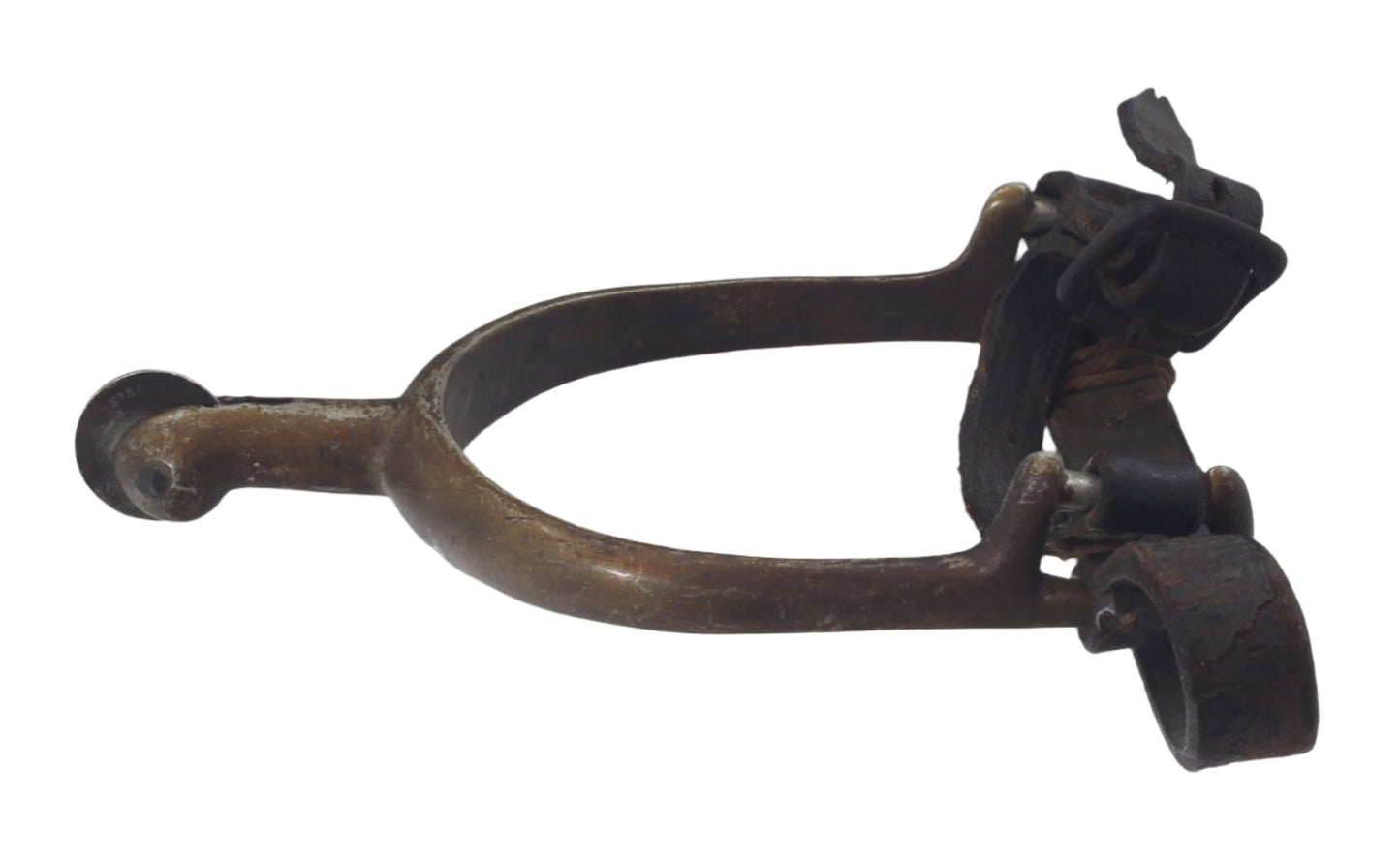 Pair of WW1 Heavy Cavalry Spurs with Coin Rowels