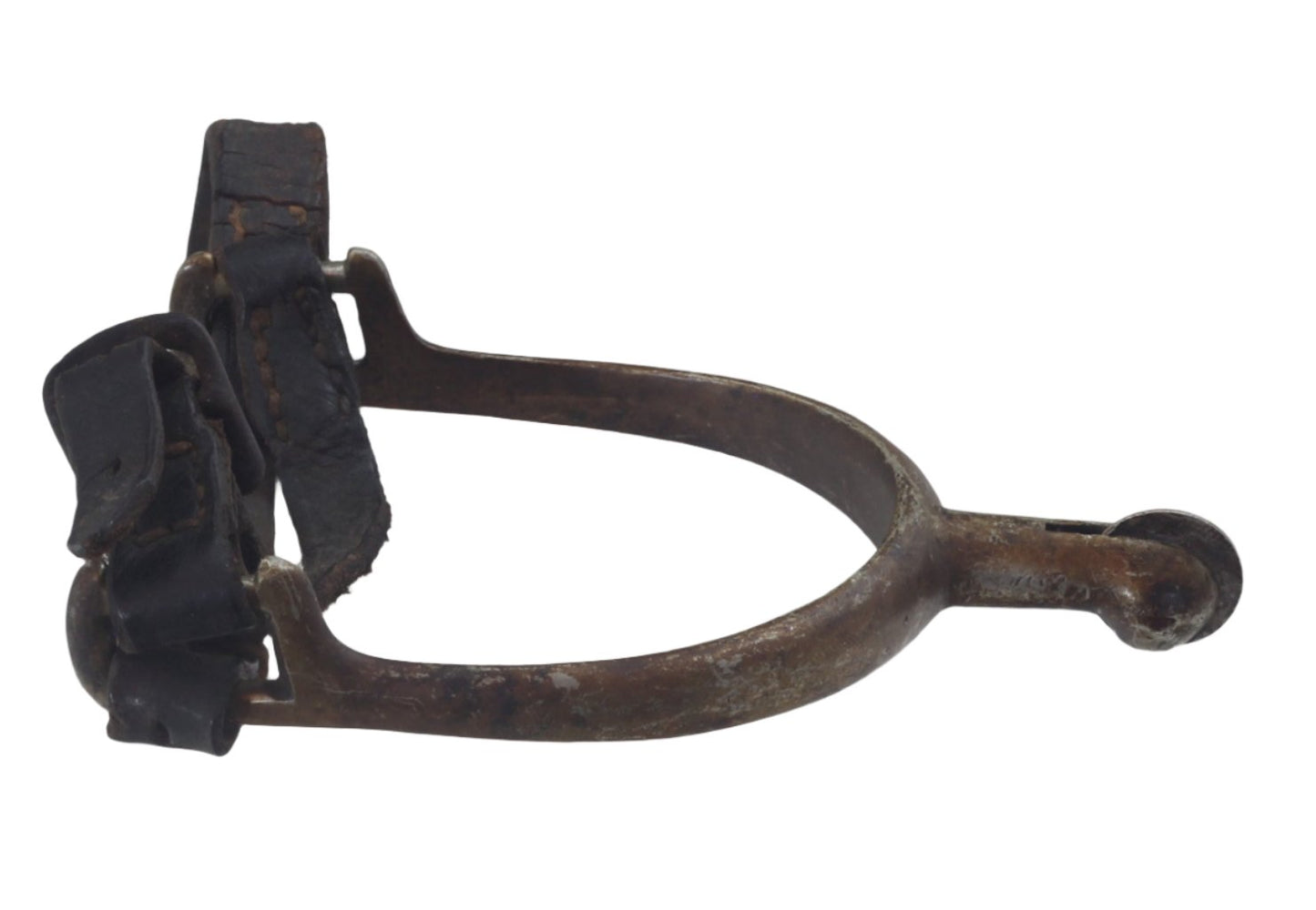 Pair of WW1 Heavy Cavalry Spurs with Coin Rowels