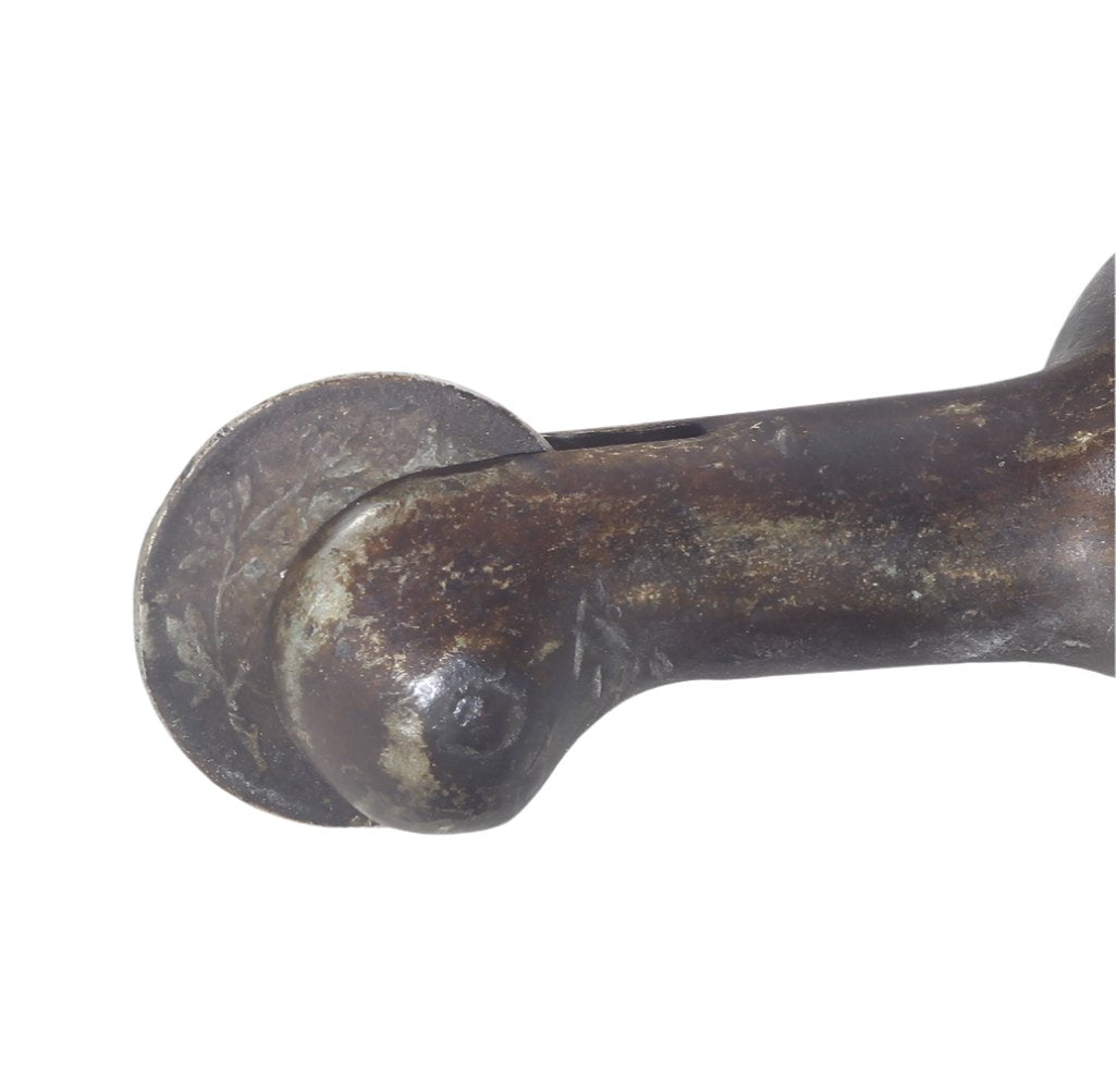 Pair of WW1 Heavy Cavalry Spurs with Coin Rowels