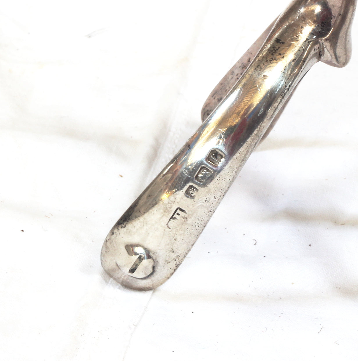 Pair of 1905 HM Silver Swan Necked Military Box Spurs