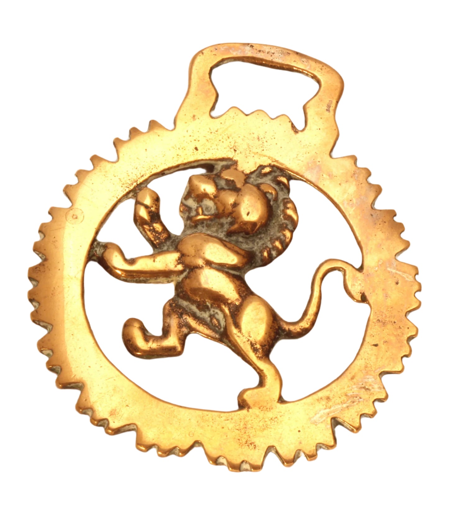 Vintage Peerage Lion Horse Brass