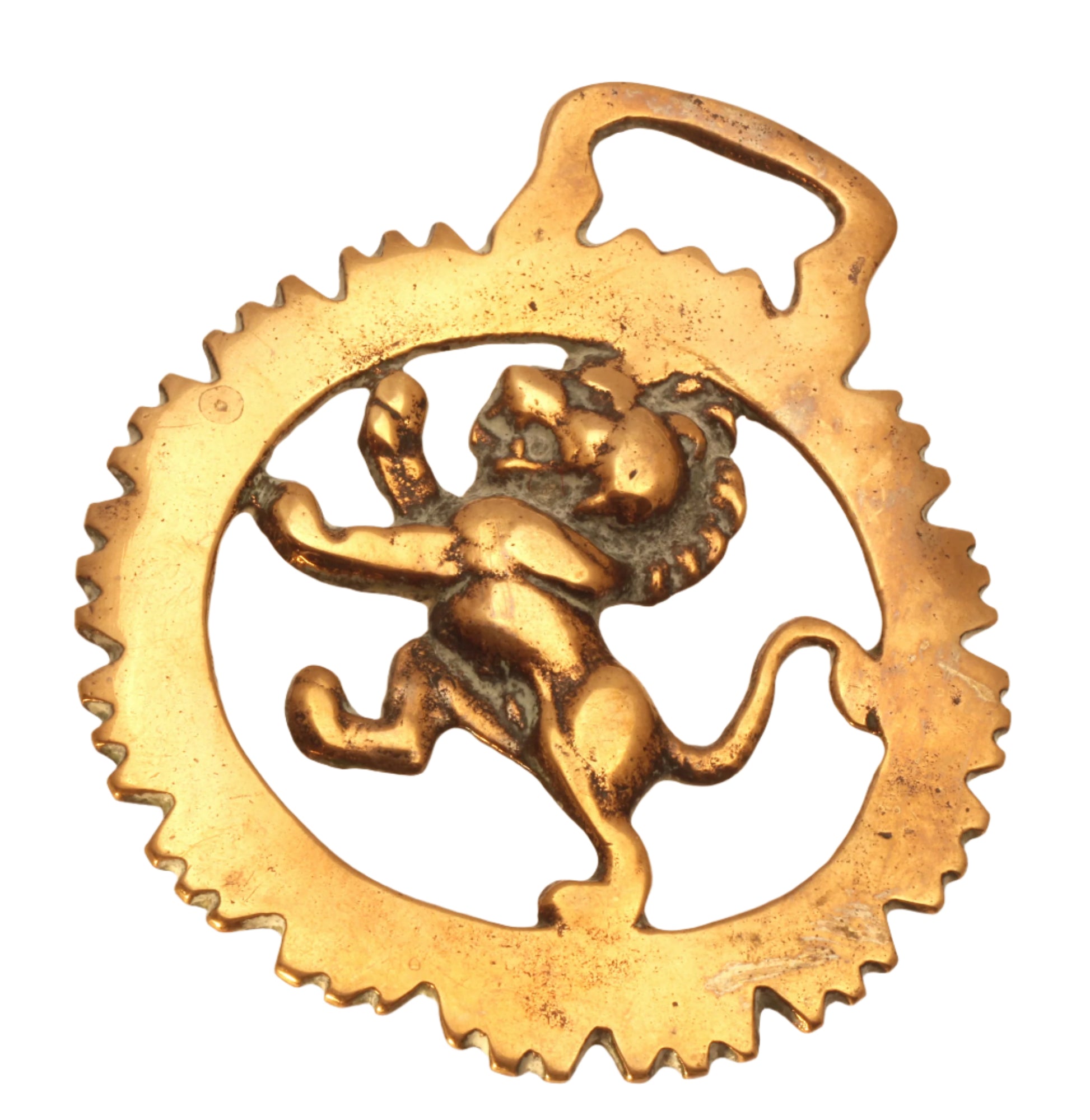 Vintage Peerage Lion Horse Brass