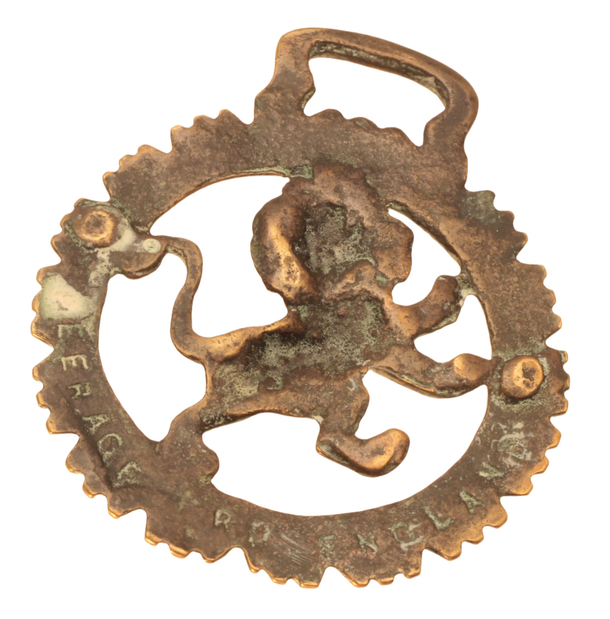 Vintage Peerage Lion Horse Brass