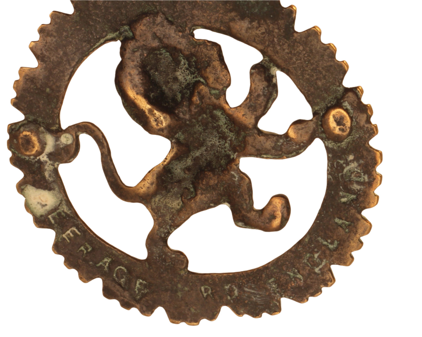 Vintage Peerage Lion Horse Brass