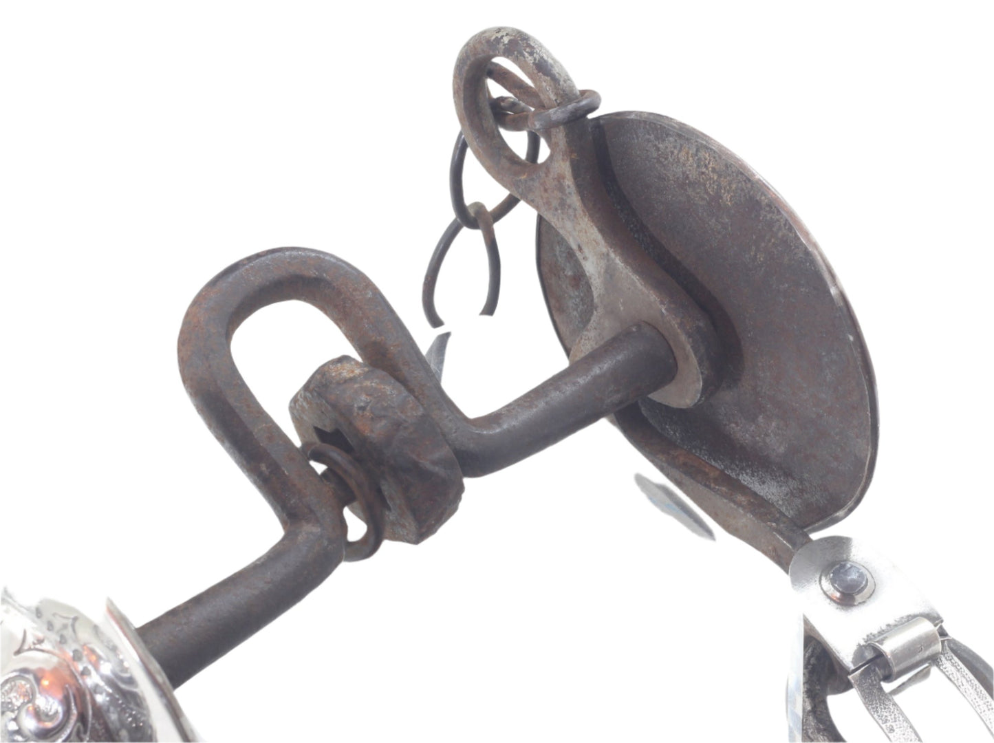 An Antique Argentine Gaucho Bit with Pontezuela