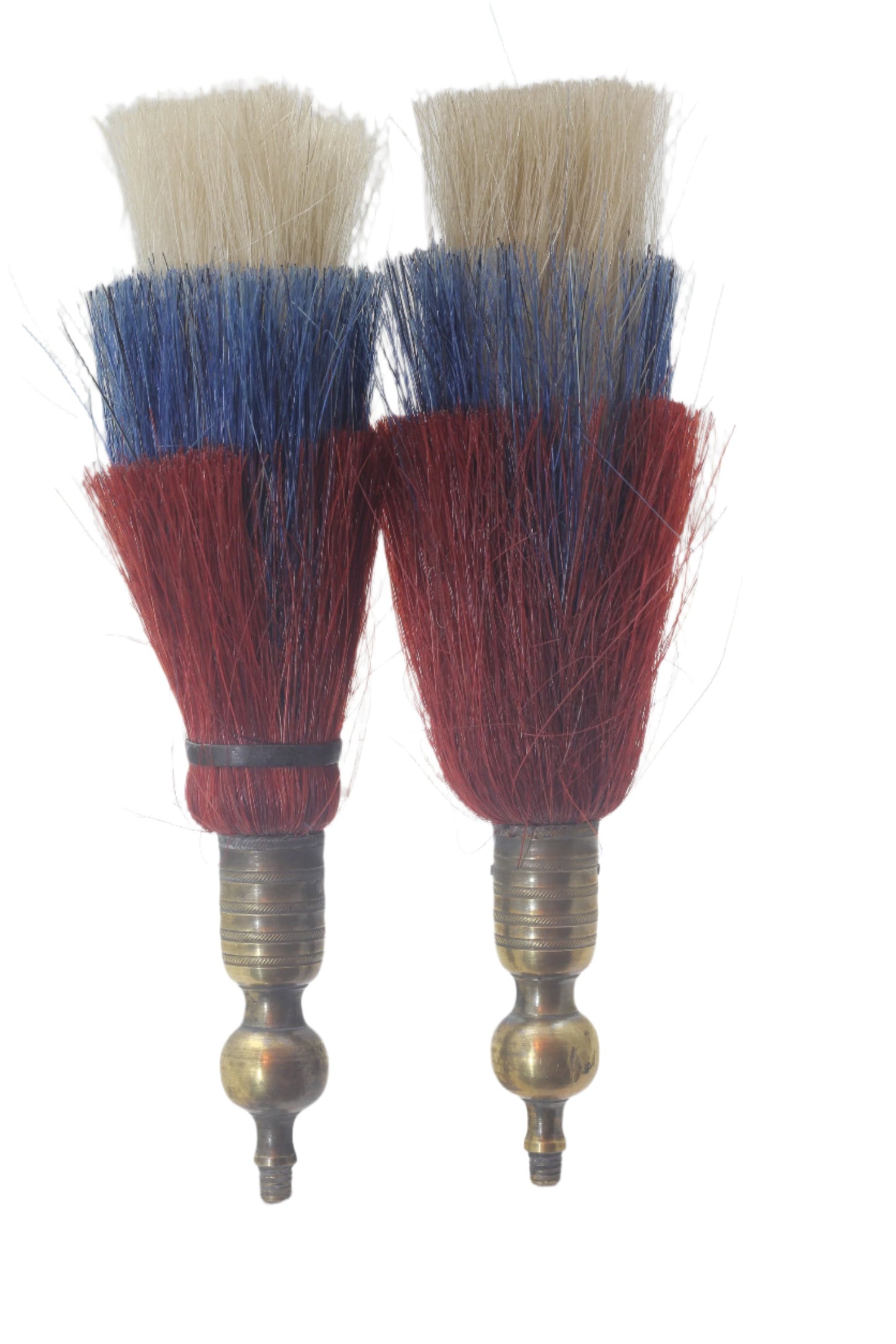 Pair of Three Tier Heavy Horse Plumes
