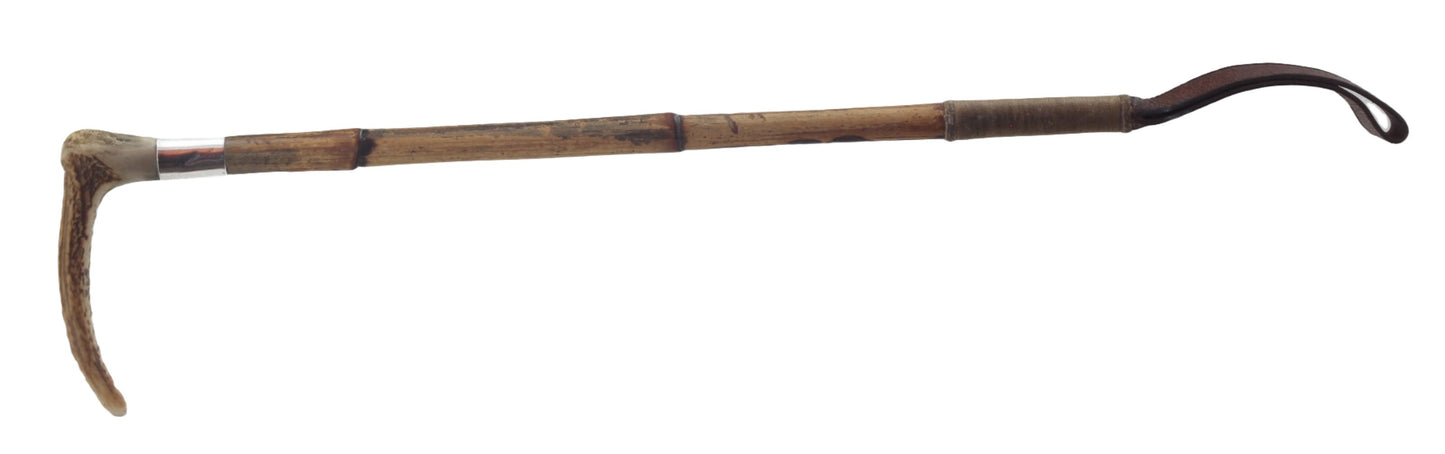 Antique Clouded Cane Hunting Whip or Crop for a Lady