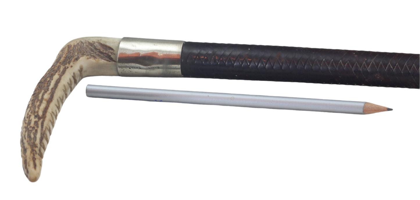 1948 Gents Leather Hunting Whip