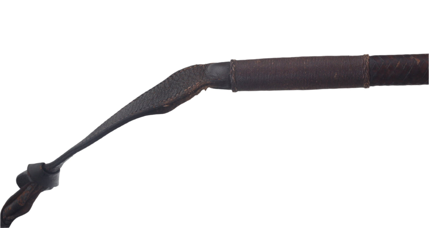 1948 Gents Leather Hunting Whip