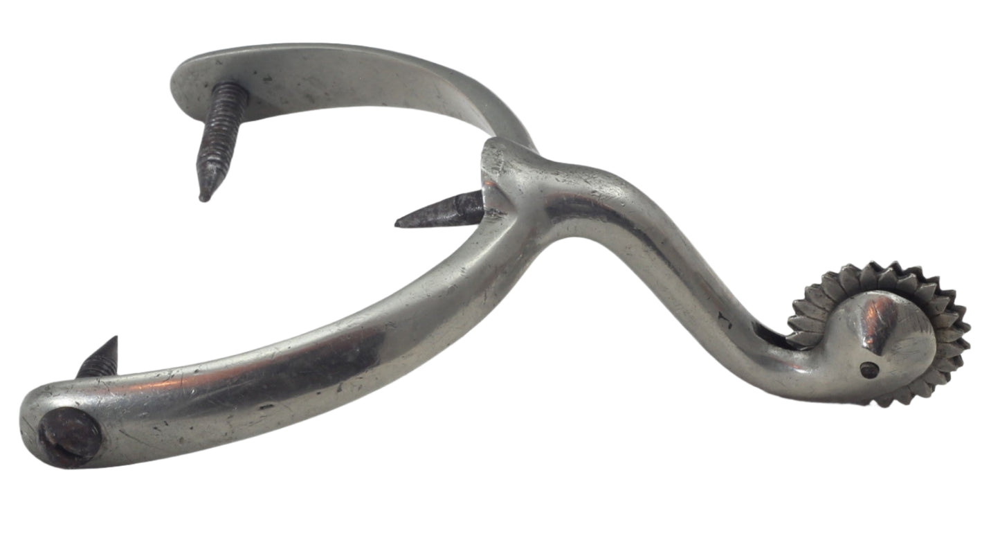 Pair of Military Swan Necked Fixed Spurs by Smith of Bristol