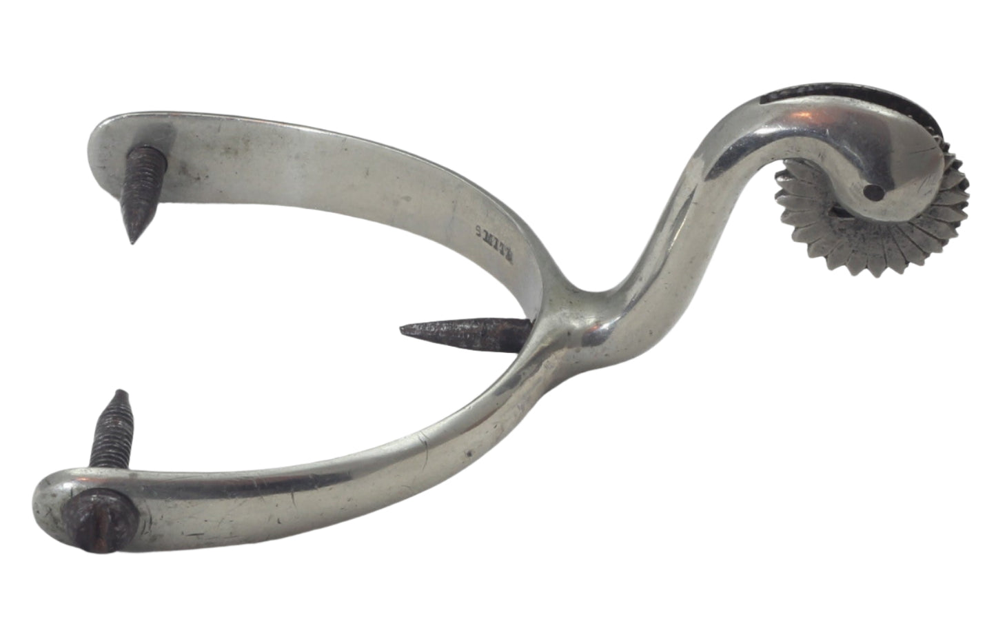 Pair of Military Swan Necked Fixed Spurs by Smith of Bristol