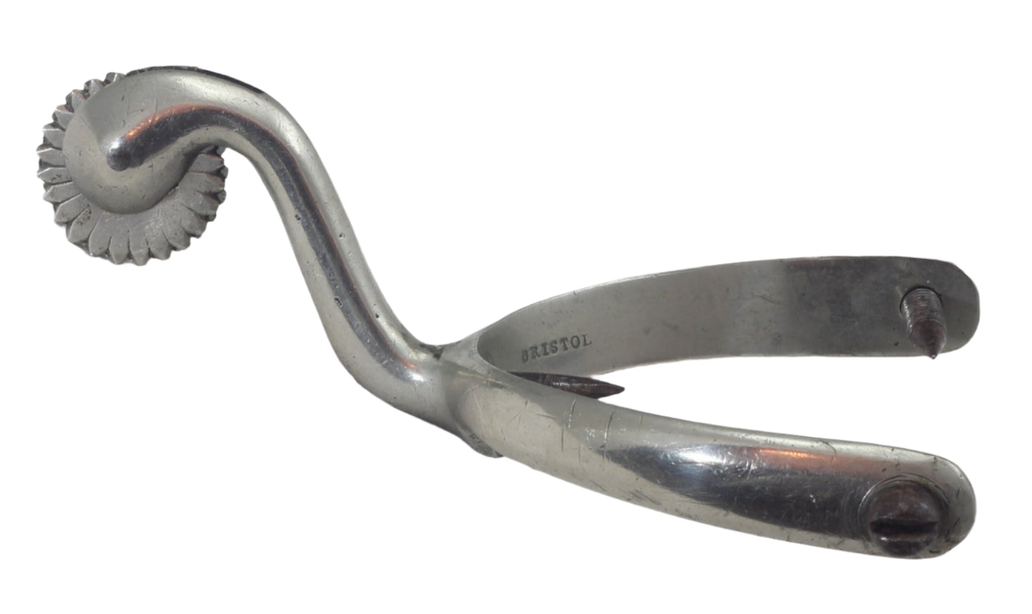 Pair of Military Swan Necked Fixed Spurs by Smith of Bristol