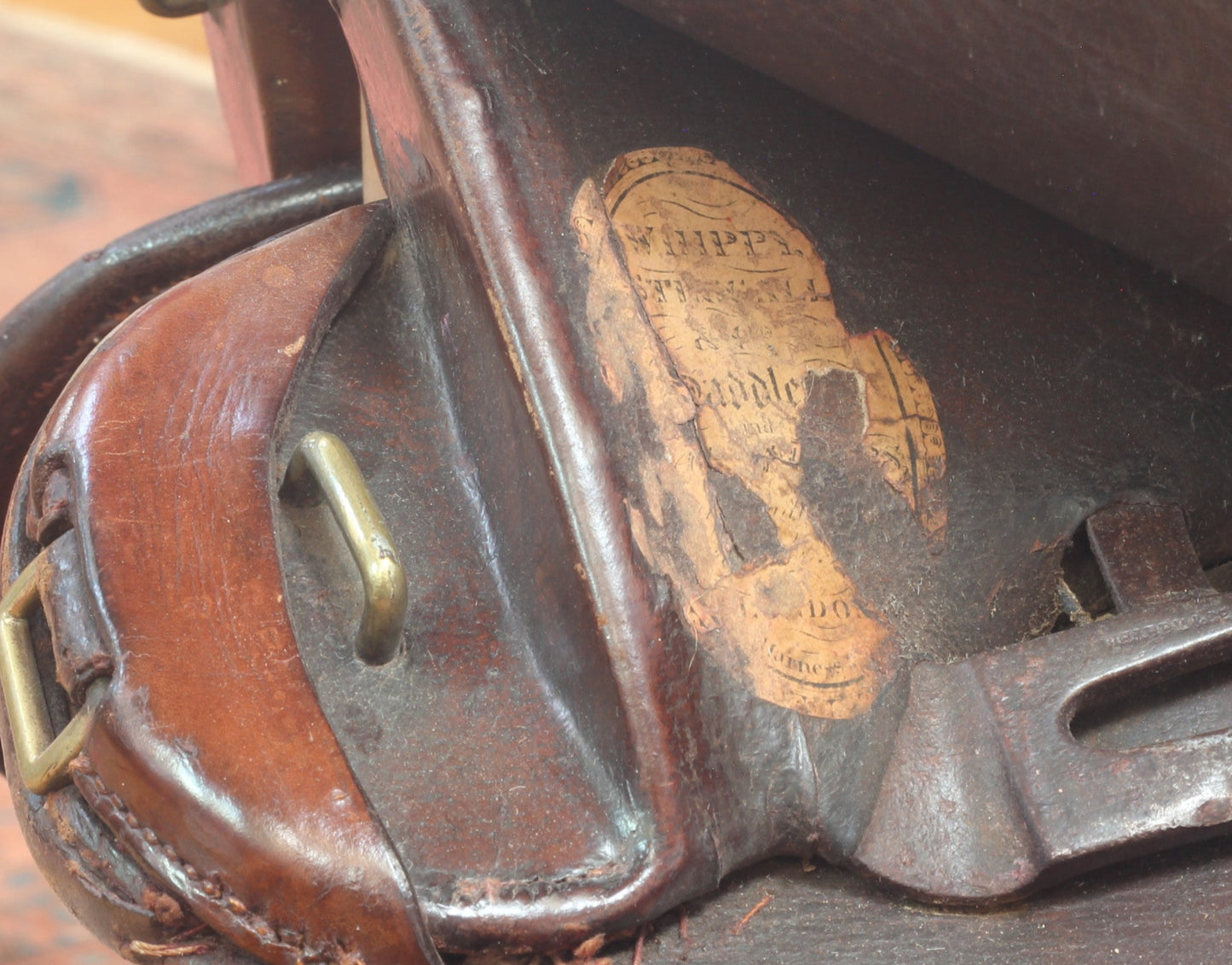 Whippy Steggall British Military Officer's Saddle 1891 Pattern