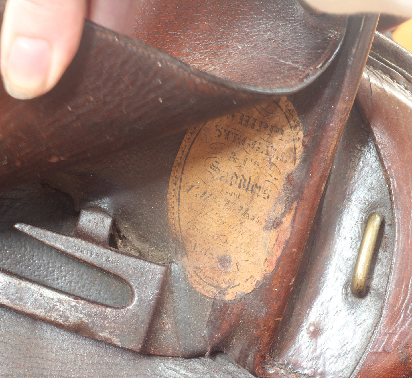 Whippy Steggall British Military Officer's Saddle 1891 Pattern