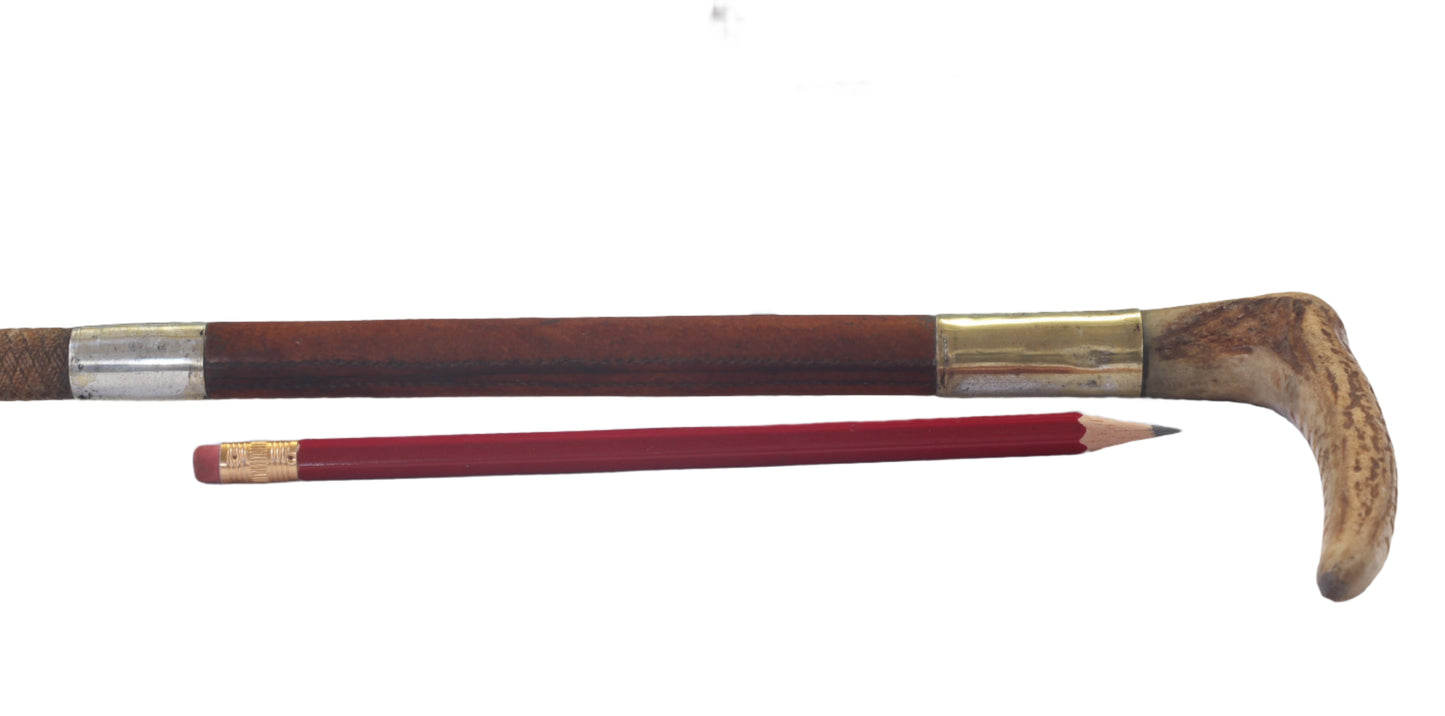 Vintage Child's Hunting Whip or Crop with Thong
