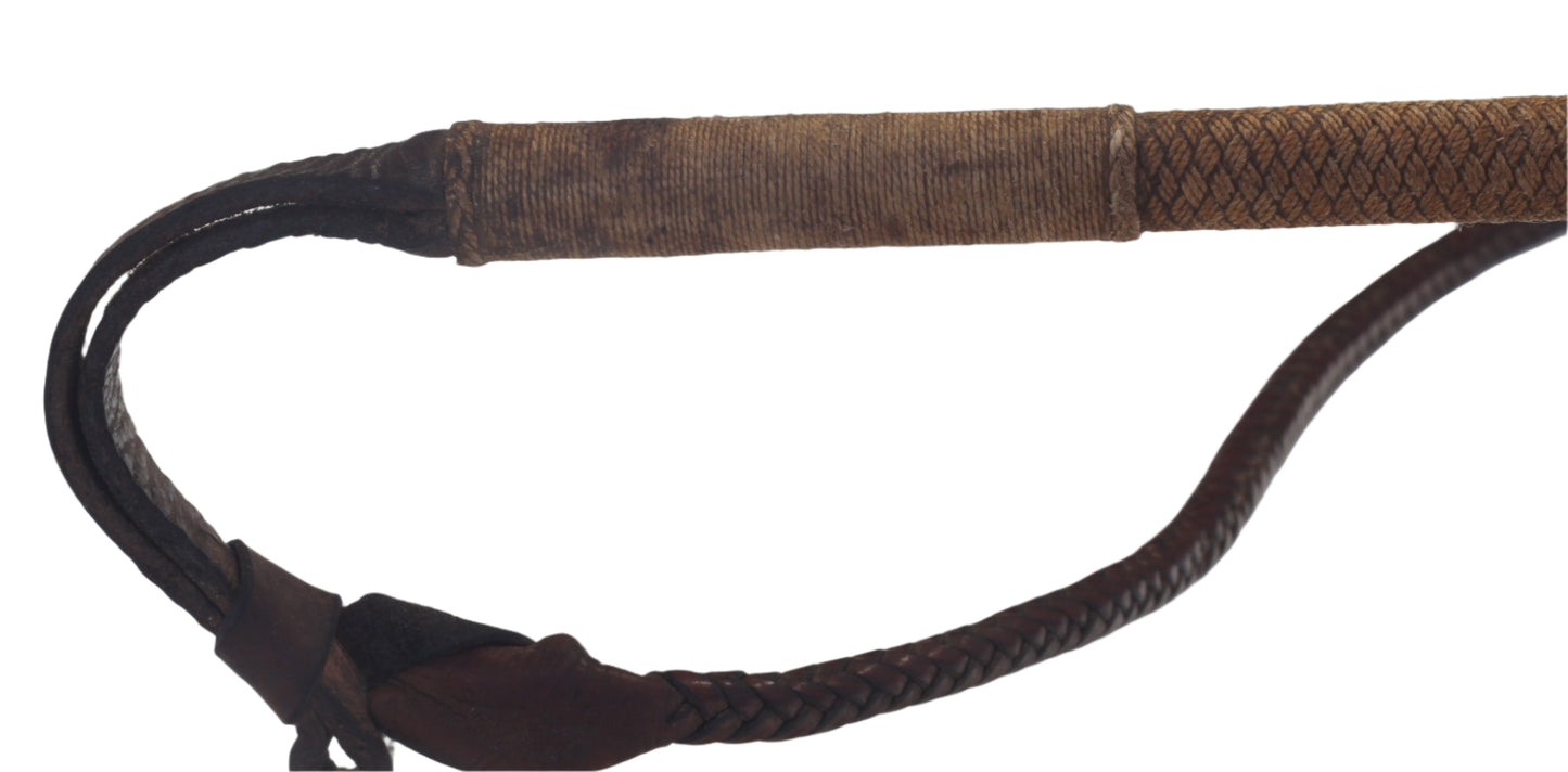 Vintage Child's Hunting Whip or Crop with Thong