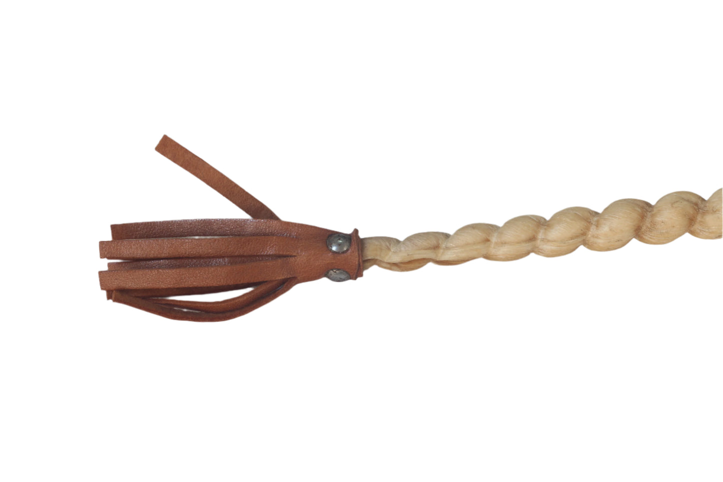 Spanish Pizzle Riding Crop or Whip with Horse Head Handle