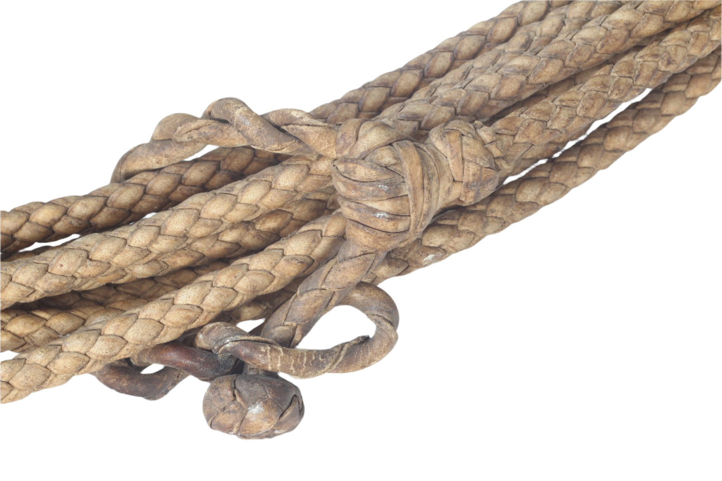 Vintage 54ft (16.5m)Braided Rawhide Lasso or Reata