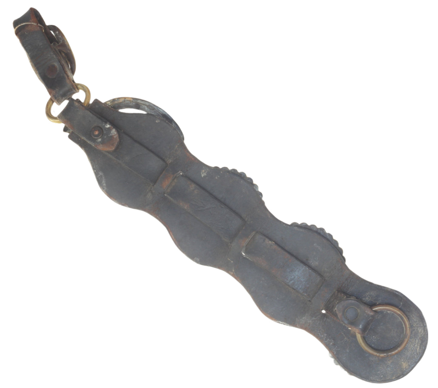 Vintage Harness Strap or Martingale with Four Horse Brasses