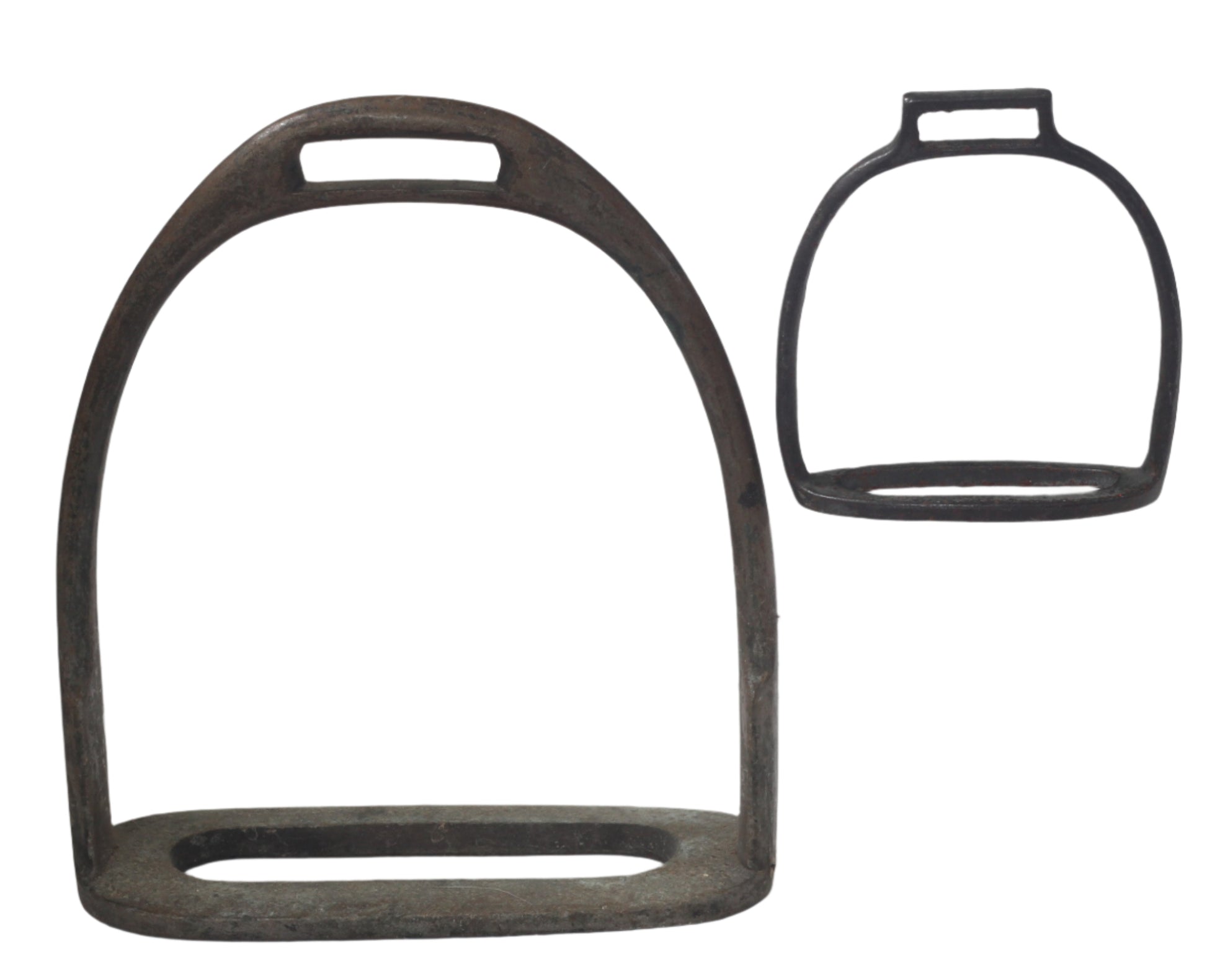 Small Steel Antique Stirrup