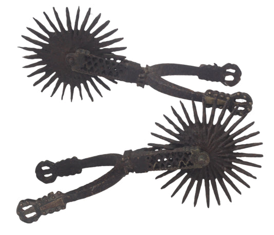 A Pair of Old Chilean Huaso Spurs