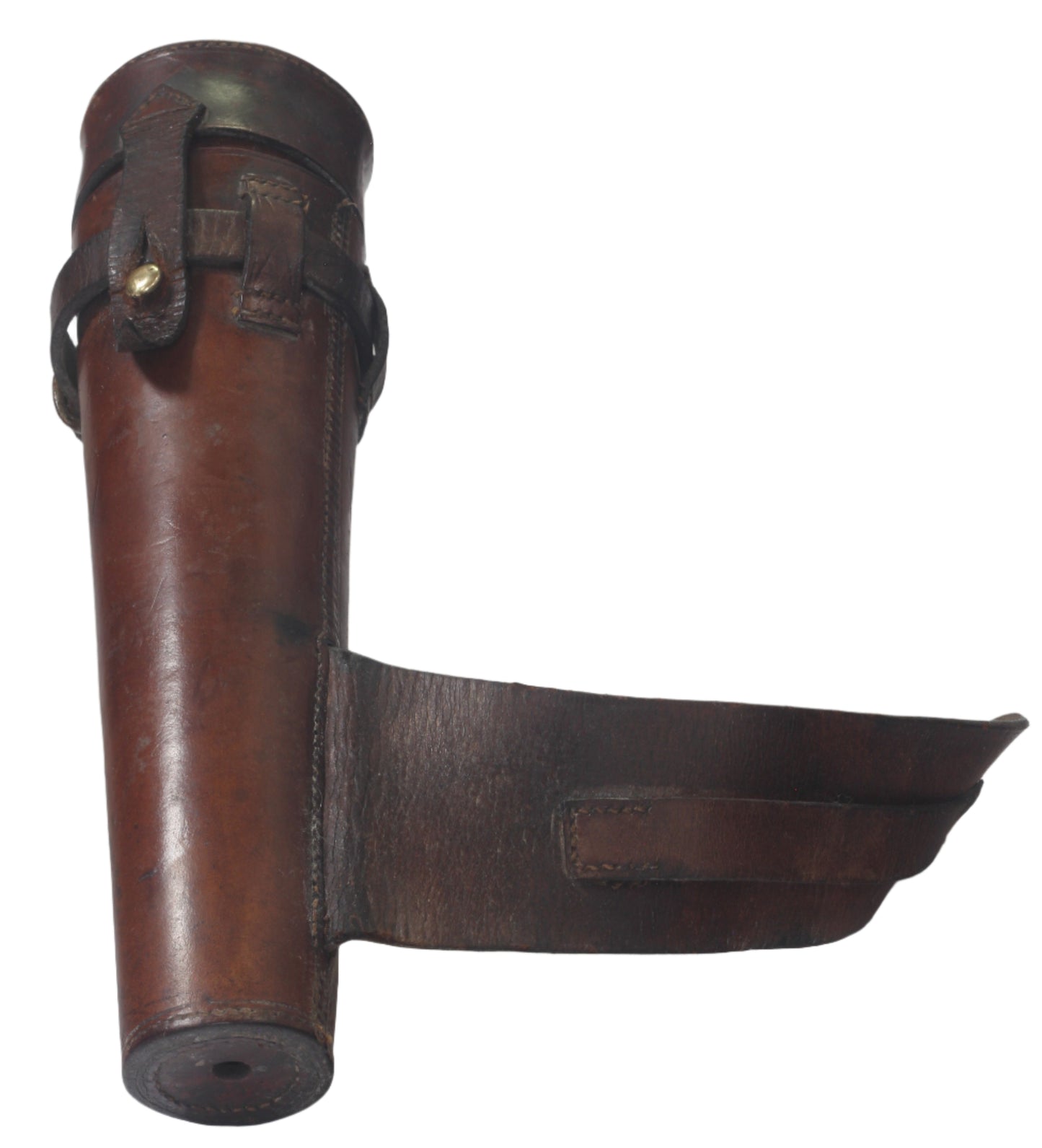 James Dixon Saddle or Hunting Flask in Leather Case
